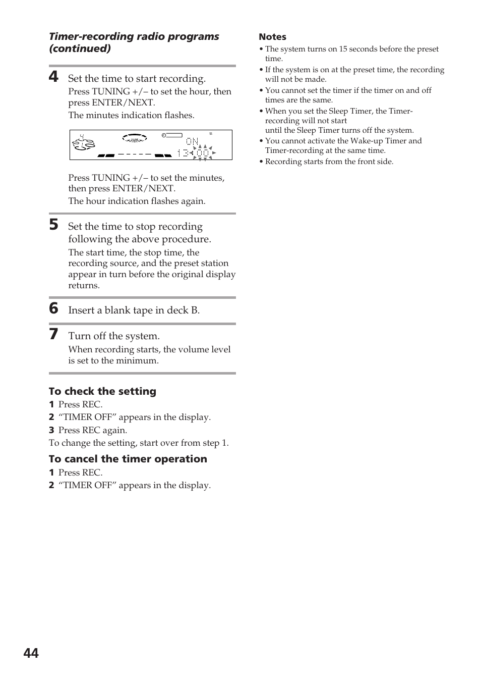 Sony XB88AV User Manual | Page 44 / 52