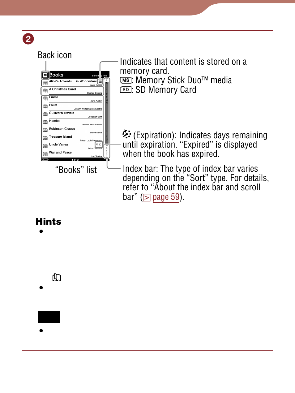 Sony Reader 4-153-621-14(1) User Manual | Page 55 / 190