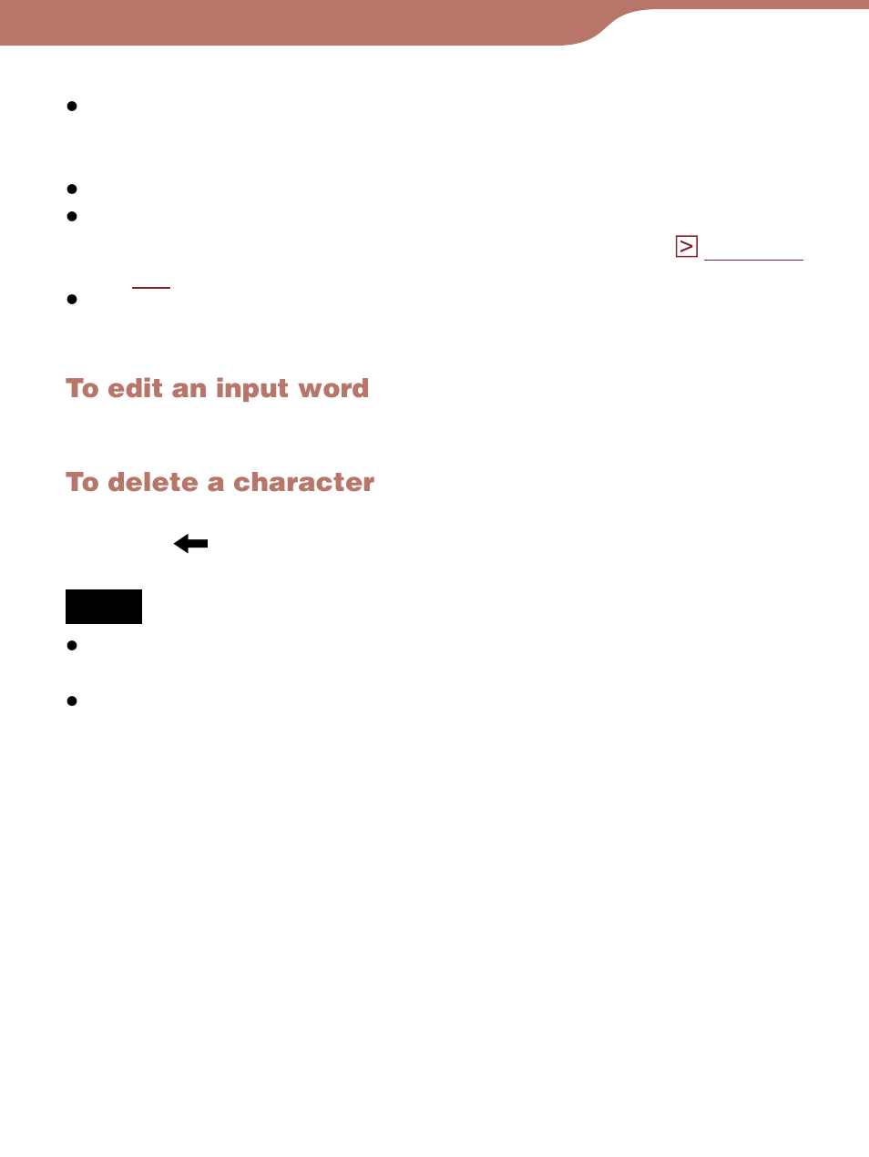 Tap the input word directly to move the cursor | Sony Reader 4-153-621-14(1) User Manual | Page 66 / 190