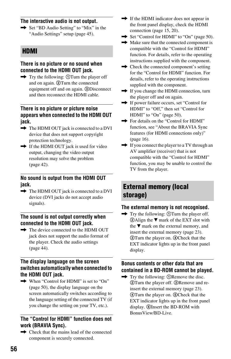 Sony 4-120-891-11(1) User Manual | Page 56 / 71