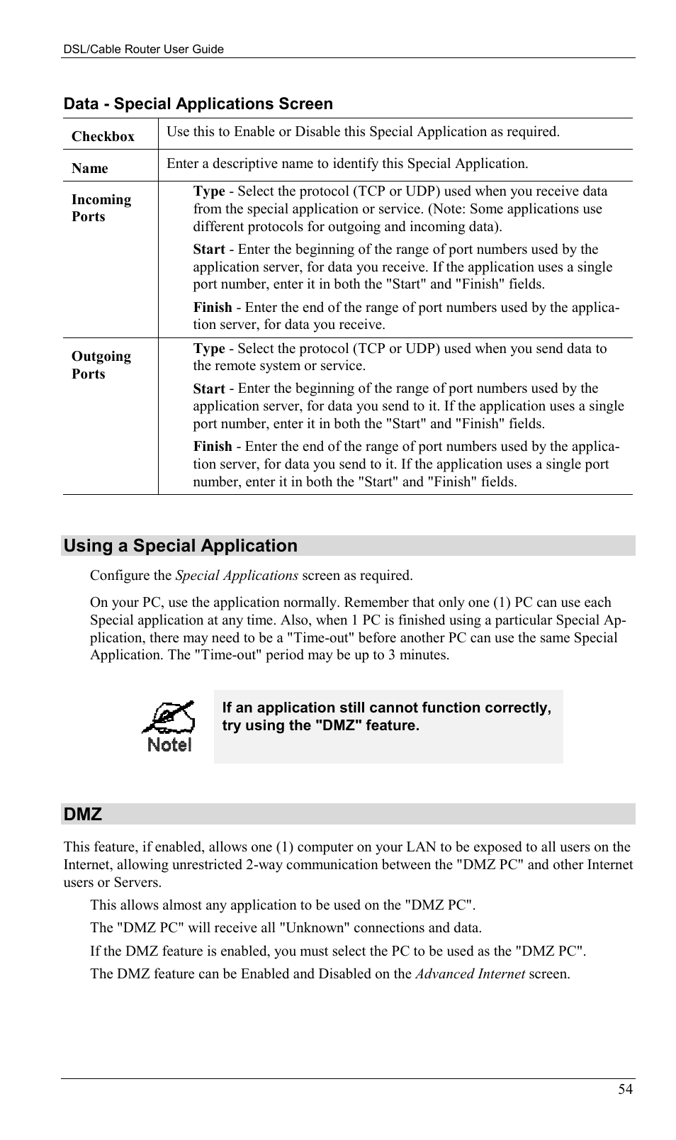 Using a special application | Sony SS2624 User Manual | Page 57 / 91