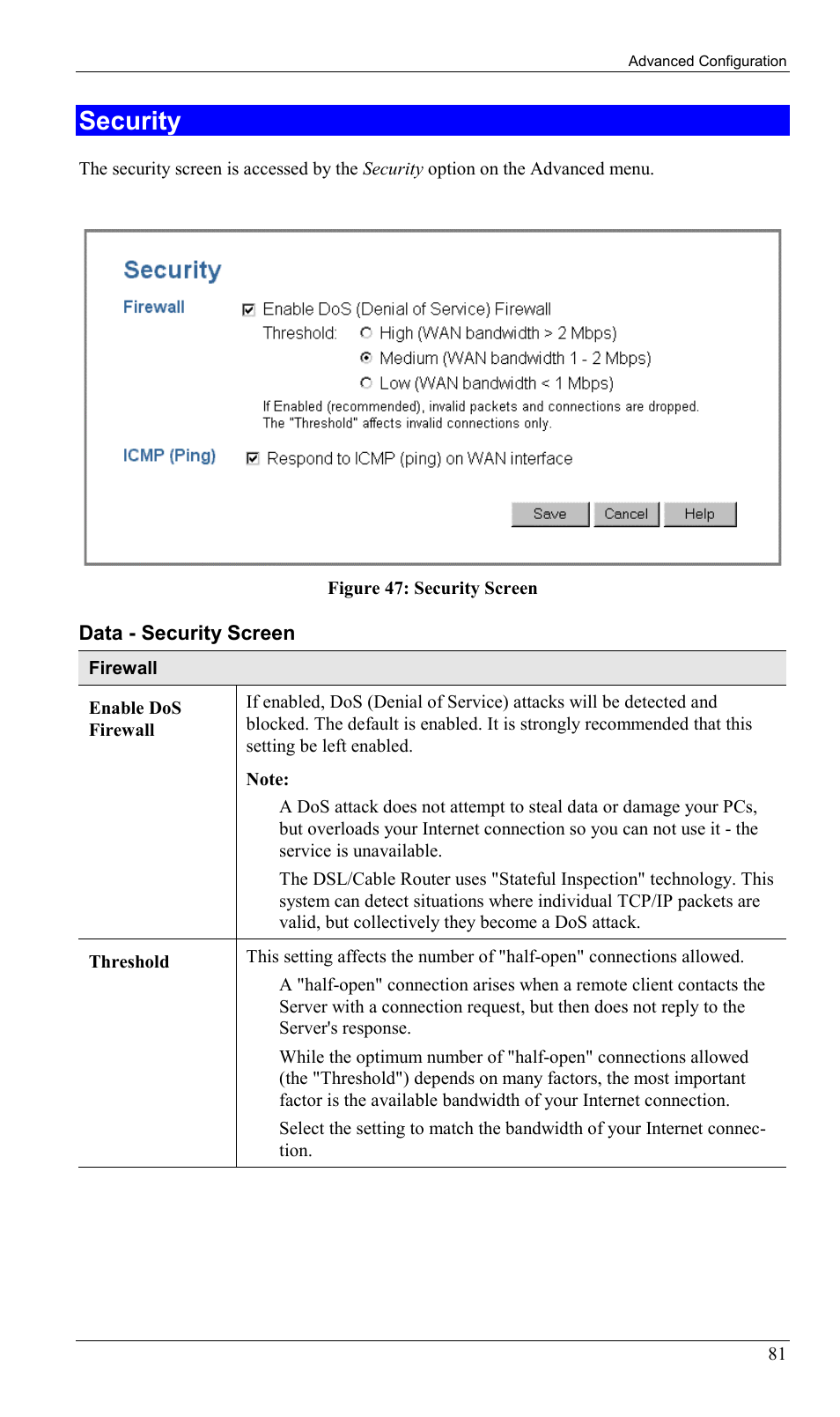 Security | Sony SS2624 User Manual | Page 84 / 91