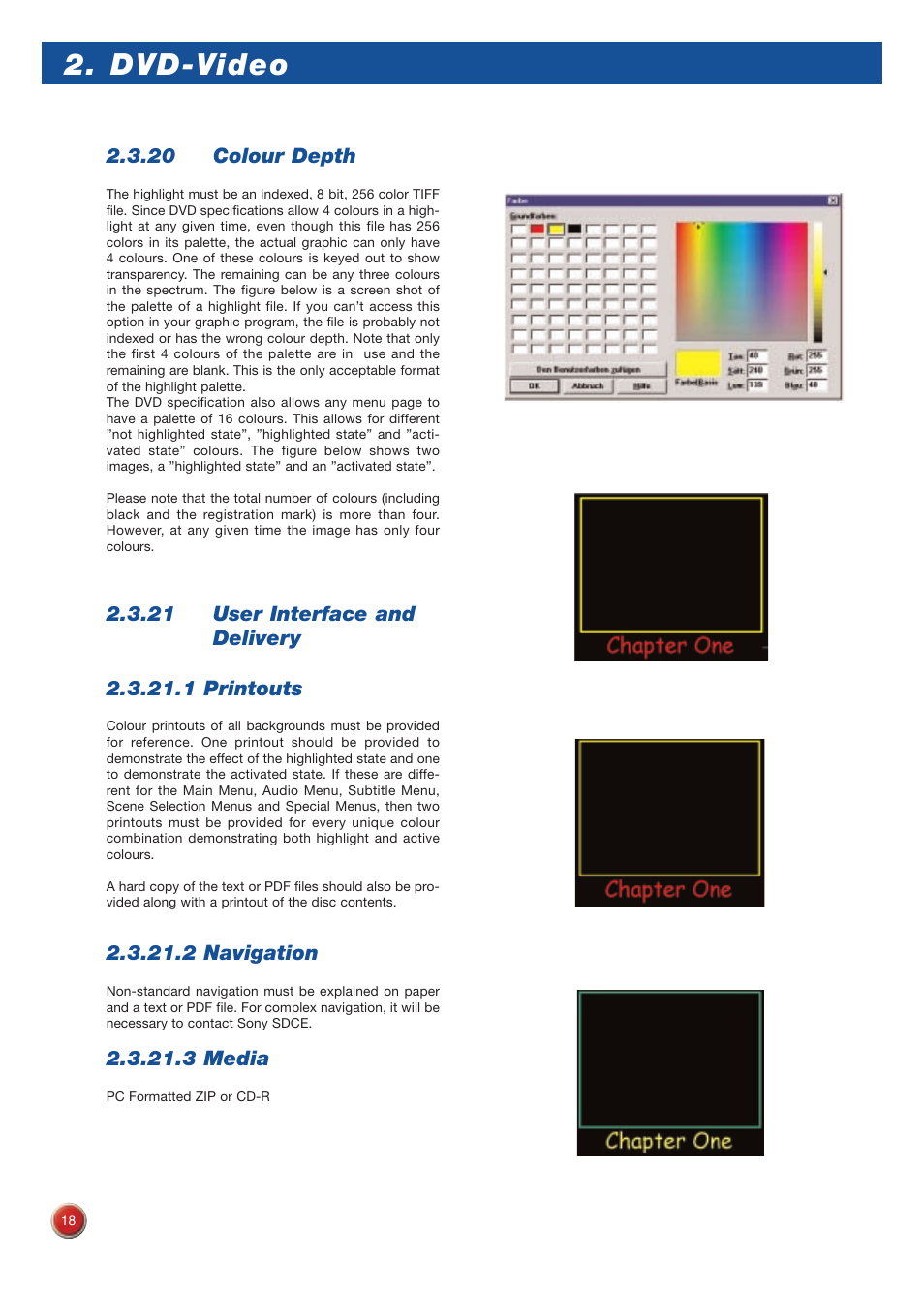 Dvd-video | Sony DVD Rom/DVD Video User Manual | Page 18 / 54