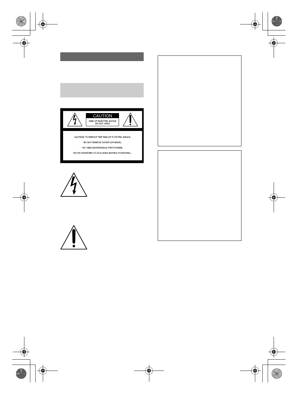 Warning for the customers in the u.s.a | Sony CD300 User Manual | Page 2 / 108