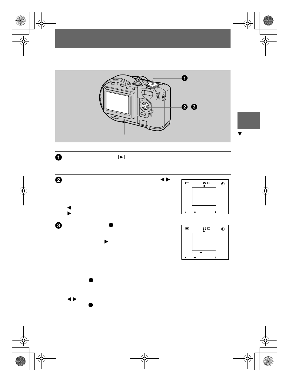 Playing back moving images | Sony CD300 User Manual | Page 29 / 108