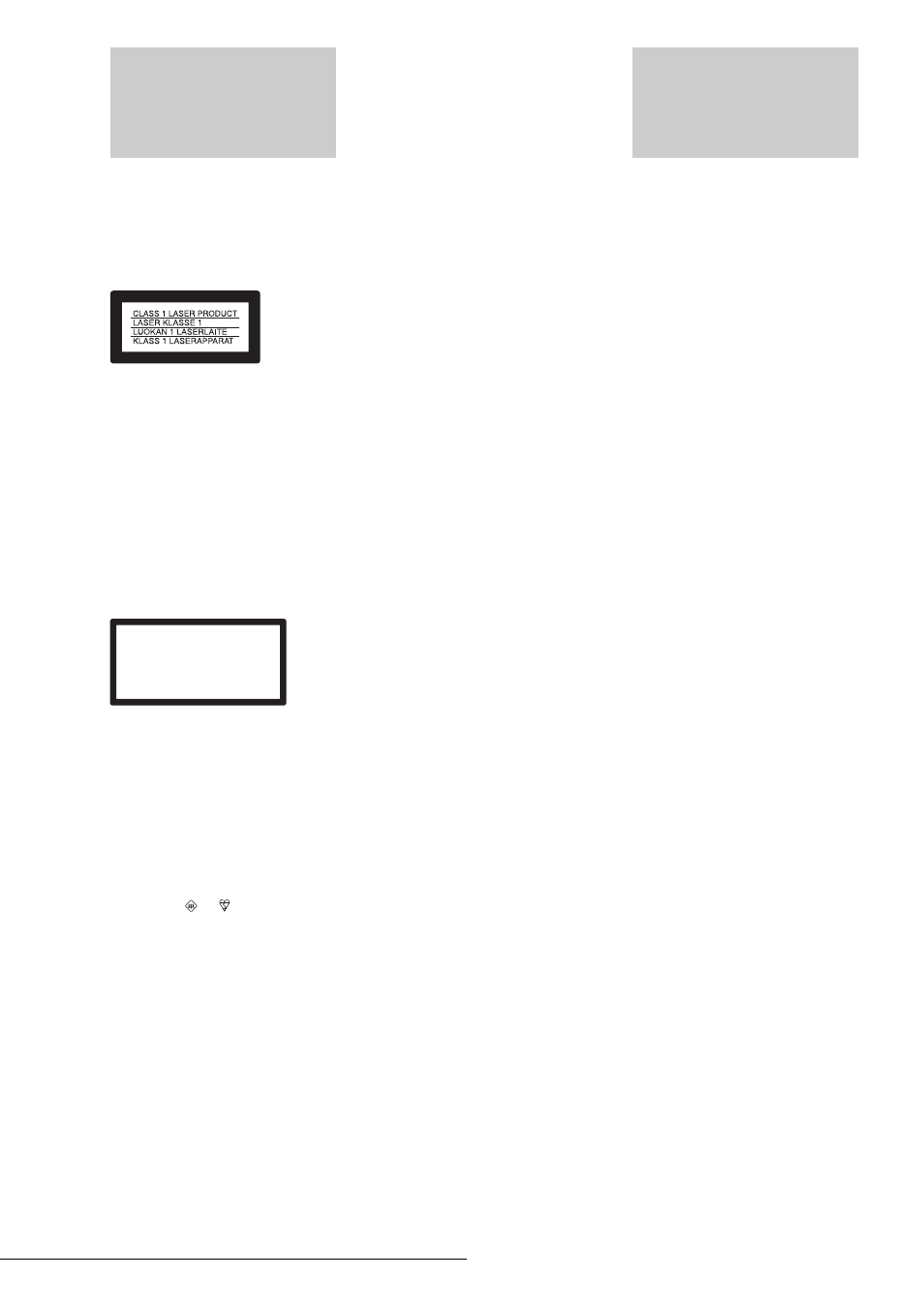 Warning, Precautions, Caution | On safety, On power sources, On placement, On operation | Sony RDR-GX3 User Manual | Page 2 / 100