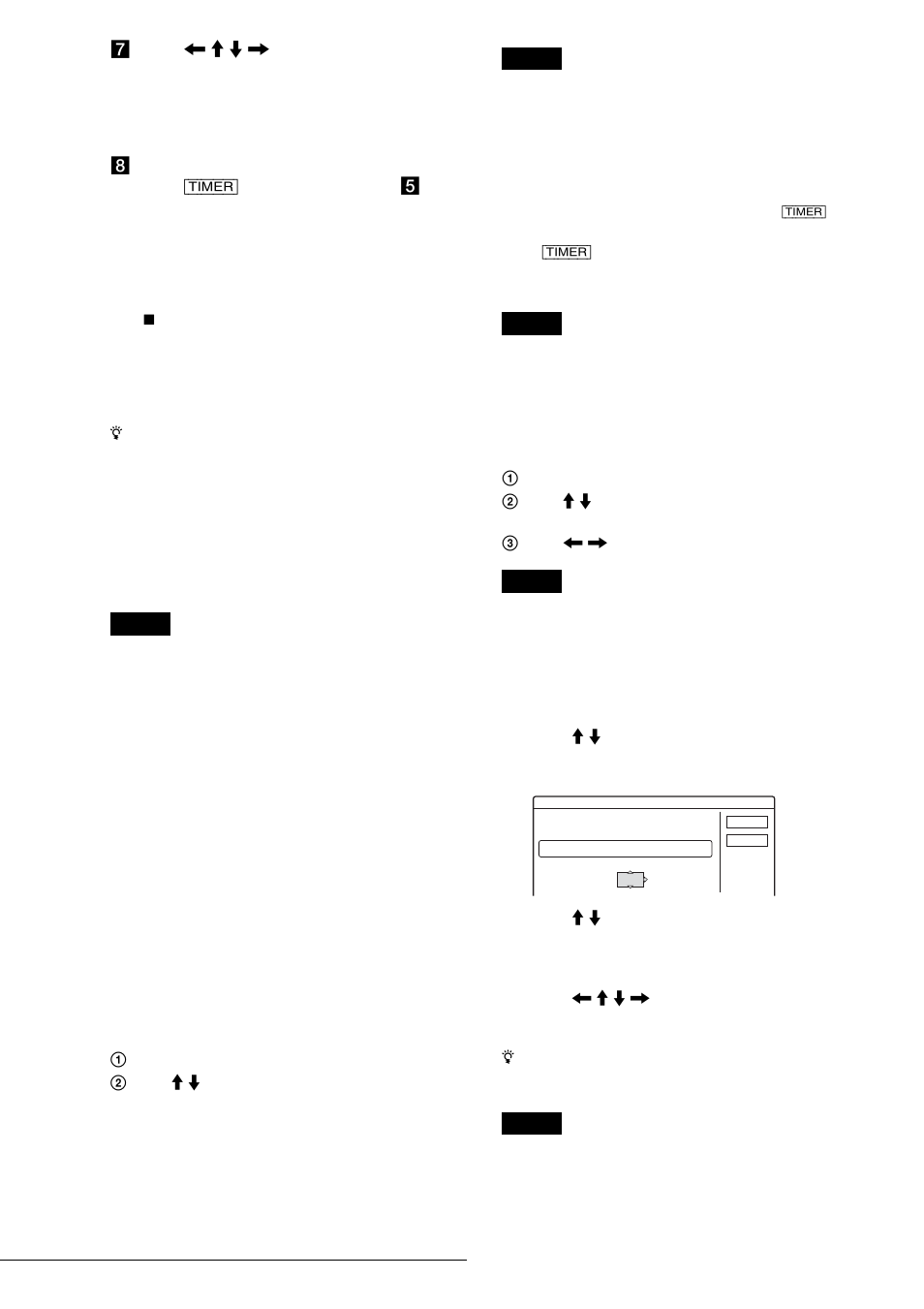 About the pdc/vps function, Rec mode adjust | Sony RDR-GX3 User Manual | Page 42 / 100