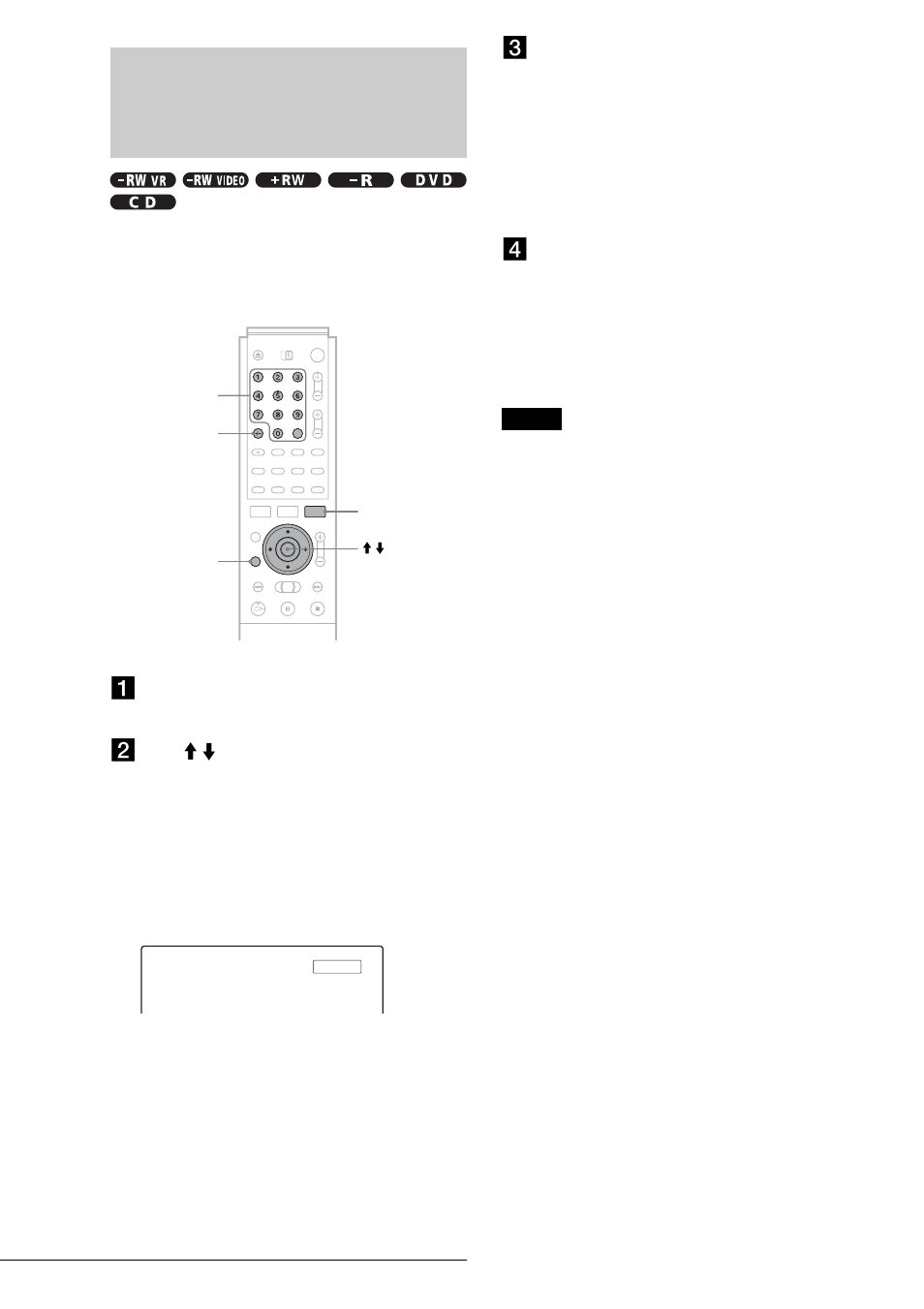 Searching for a title/ chapter/track, Searching for a title/chapter/track | Sony RDR-GX3 User Manual | Page 56 / 100