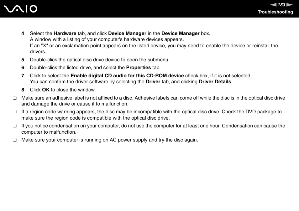 Sony VAIO VGN-SZ600 User Manual | Page 183 / 216