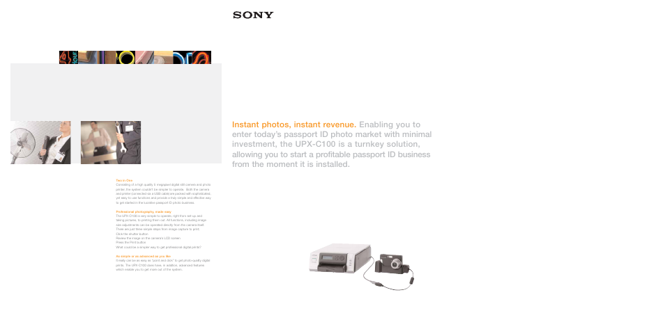 Sony UPX-C100 User Manual | Page 2 / 3