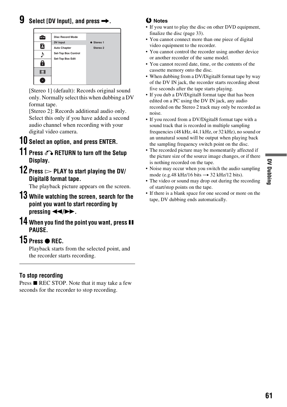 Sony RDR-GX257 User Manual | Page 61 / 84
