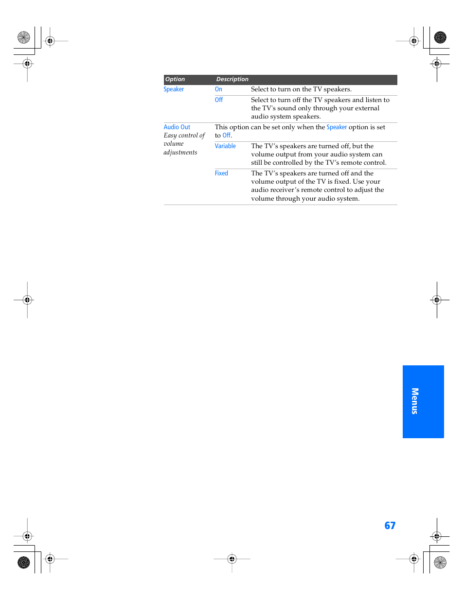 Sony WEGA KV-40XBR800 User Manual | Page 68 / 89