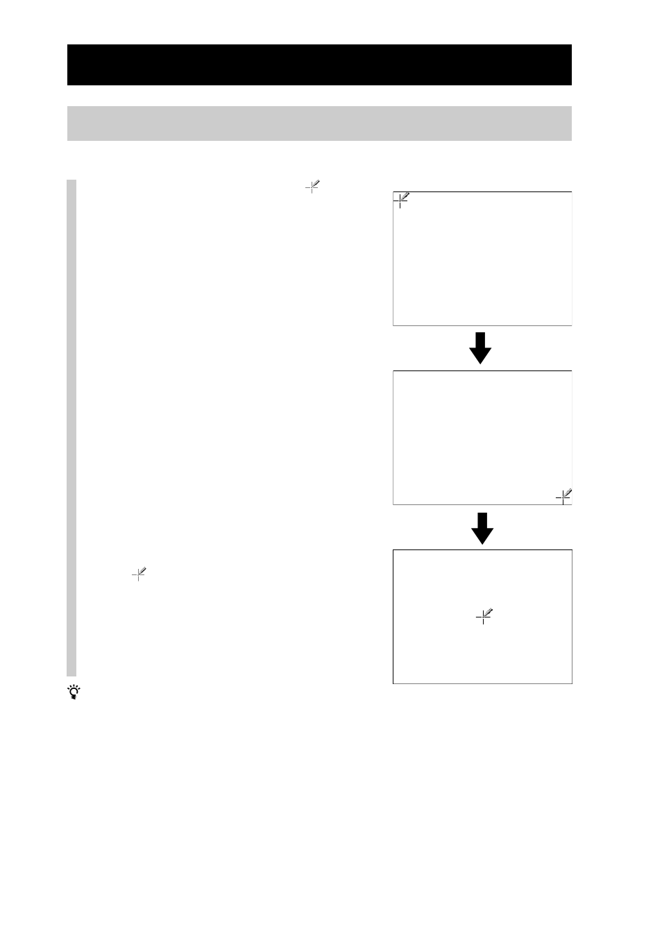 Using the touch panel display, Calibrating the touch panel display (alignment) | Sony RM-NX7000 User Manual | Page 16 / 252