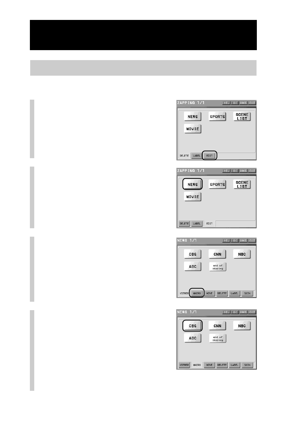 Step 3: programming a macro | Sony RM-NX7000 User Manual | Page 180 / 252