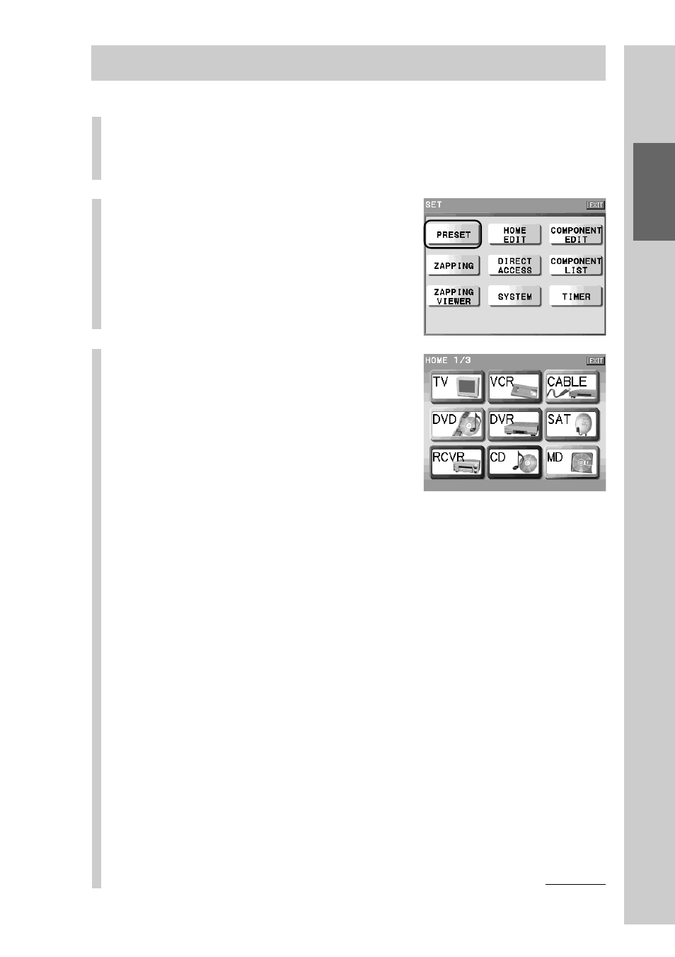 Programming a preset code | Sony RM-NX7000 User Manual | Page 43 / 252