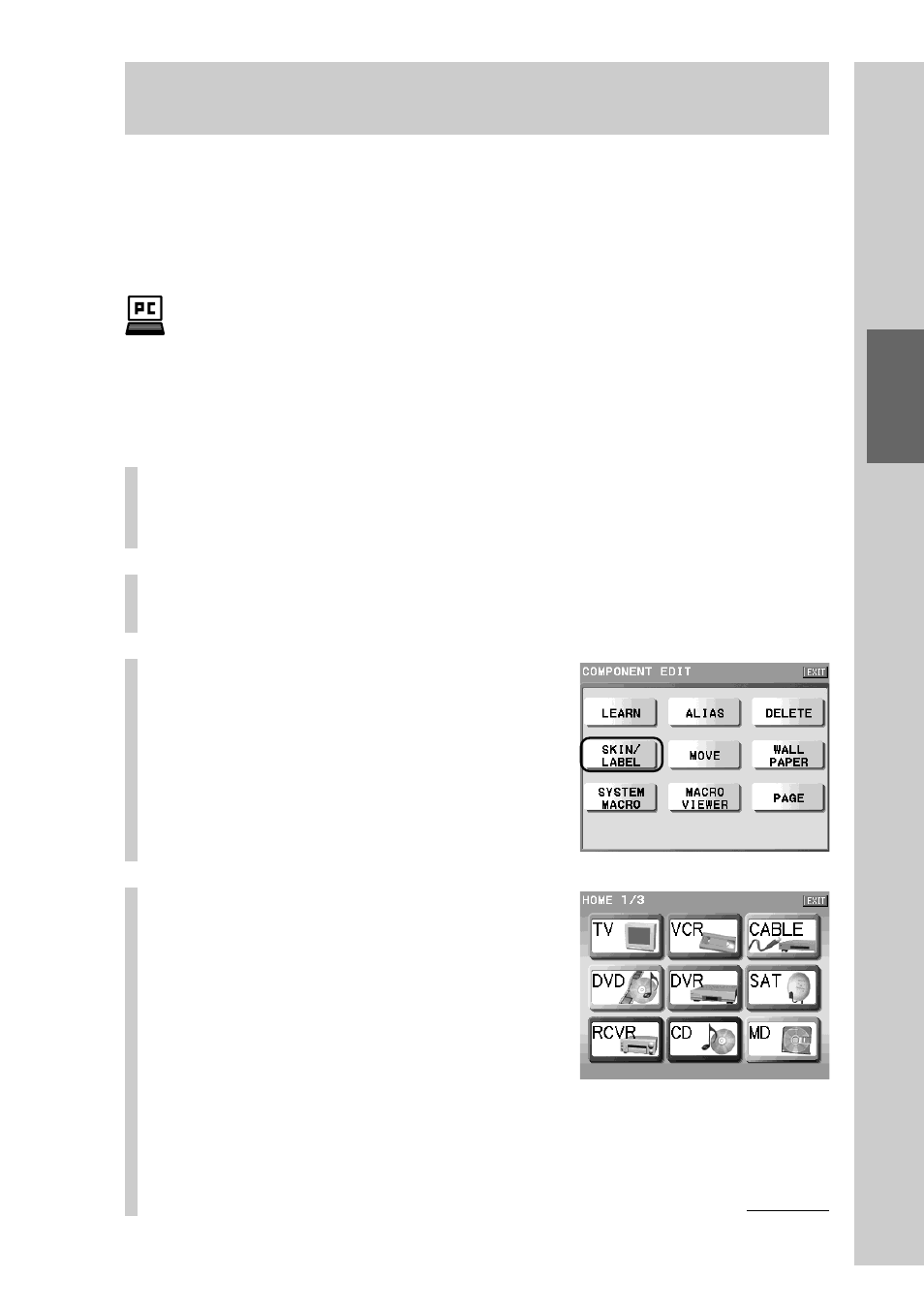 Key (skin/label) | Sony RM-NX7000 User Manual | Page 97 / 252