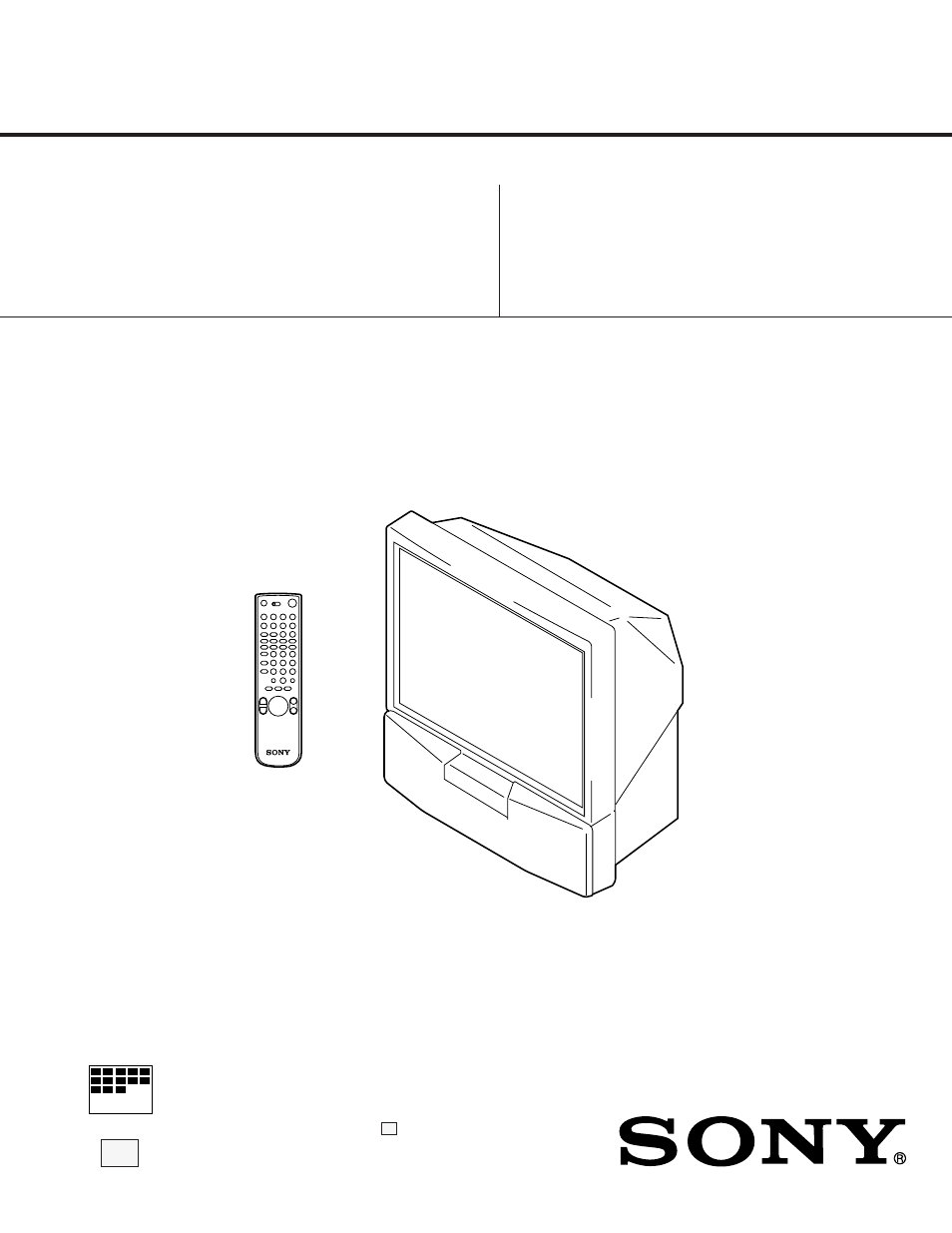 Sony KP-41S5U User Manual | 78 pages