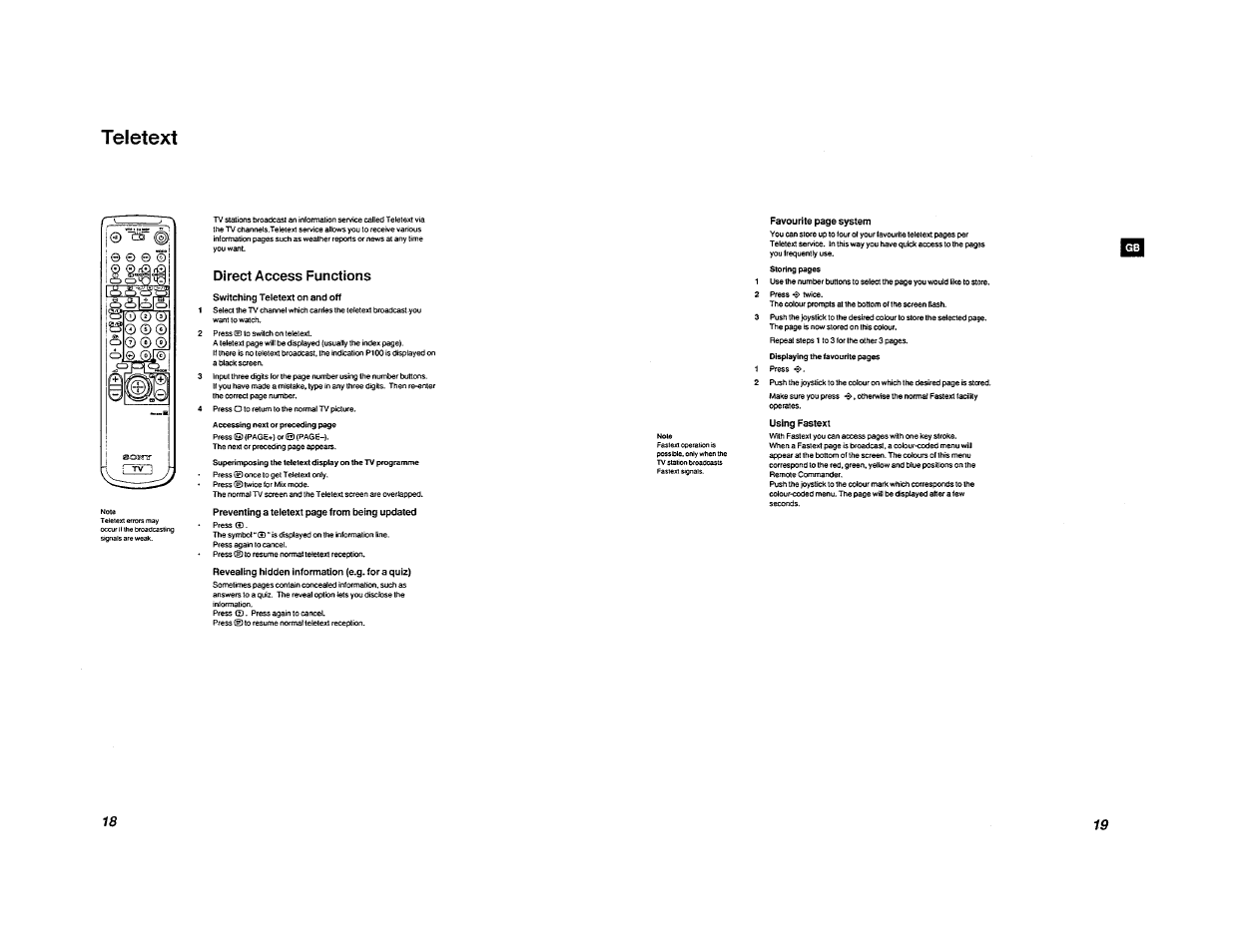 Sony KP-41S5U User Manual | Page 11 / 78