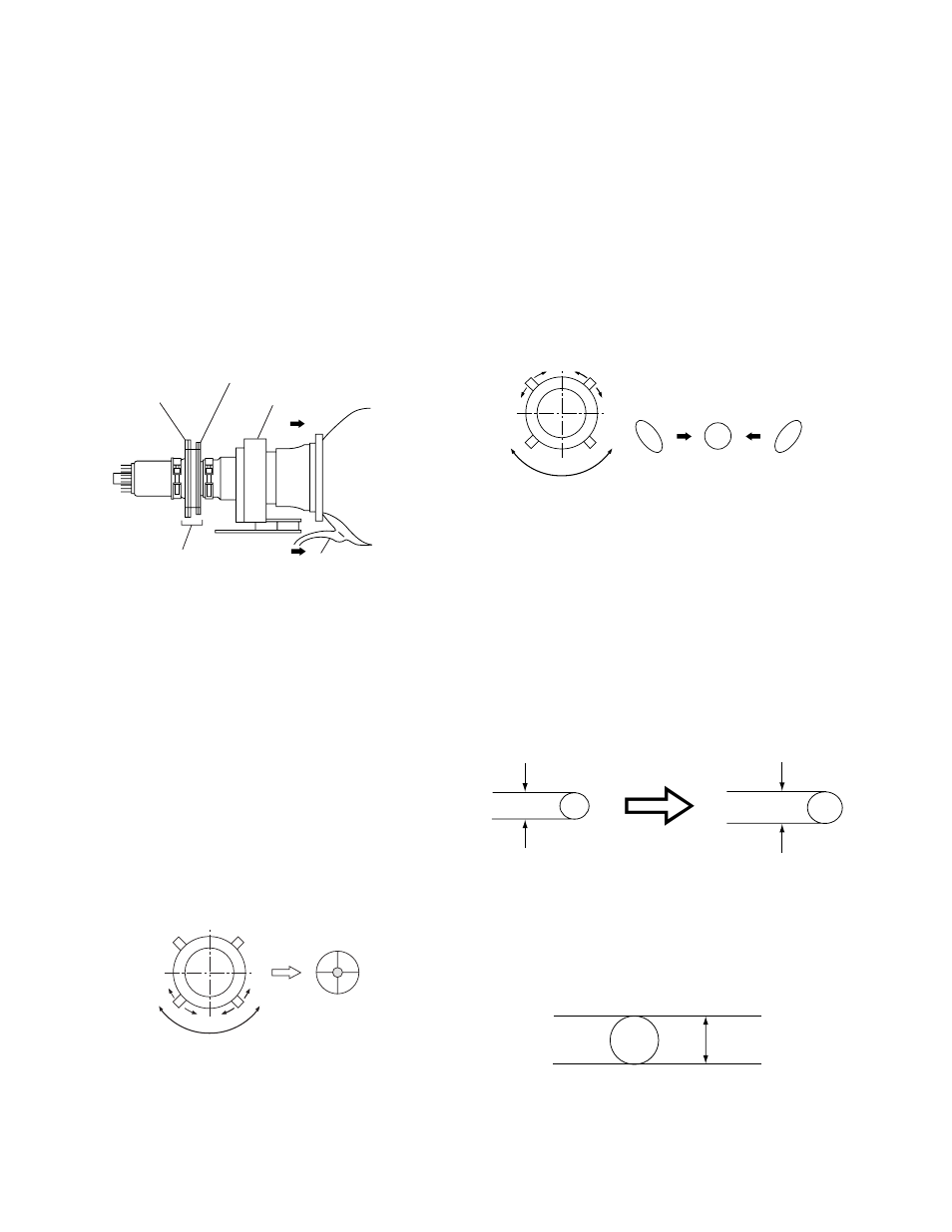 Deflection yoke tilt adjustment, Pole magnet adjustment, Defocus adjustment (blue) | Sony KP-41S5U User Manual | Page 20 / 78