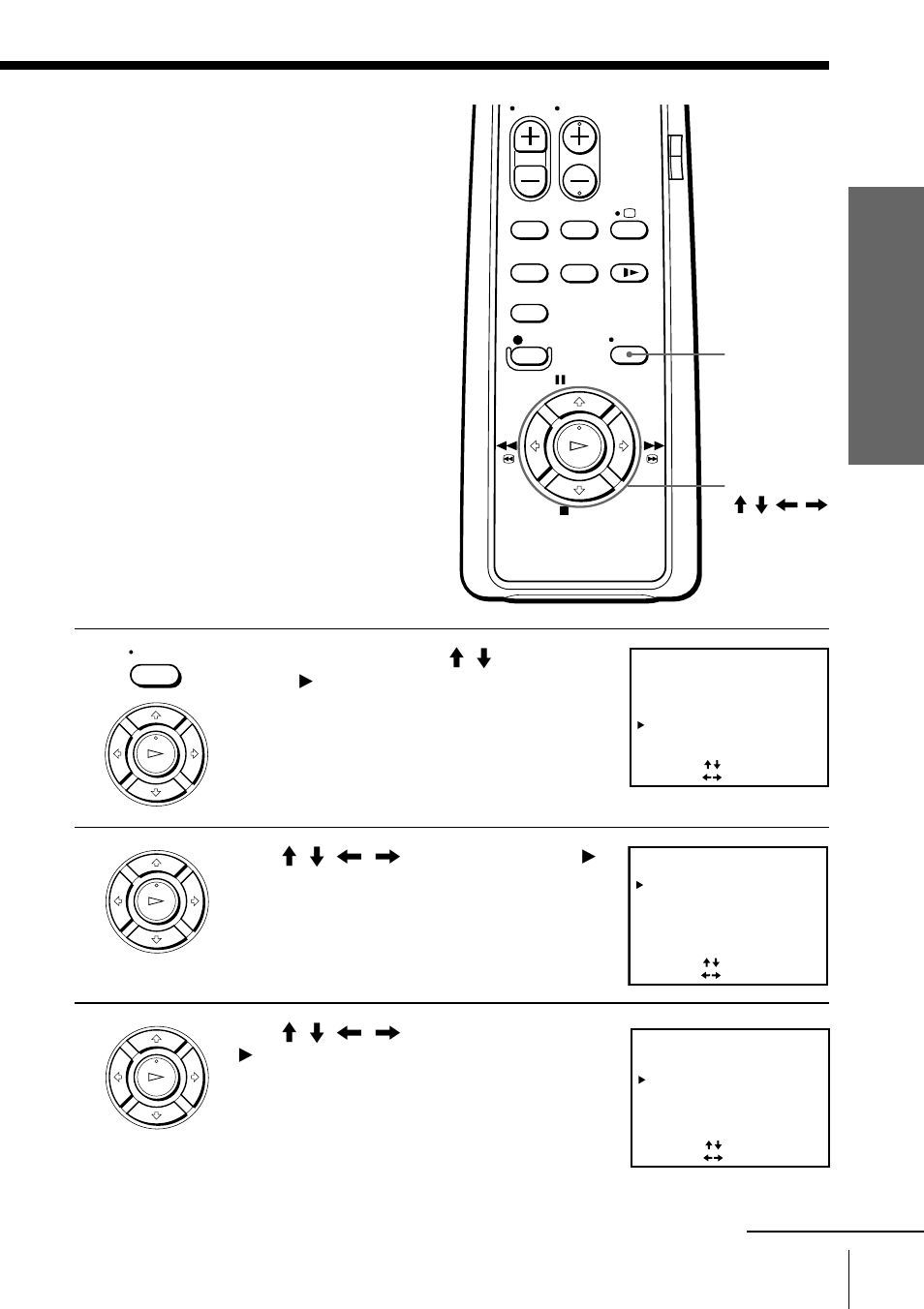 Presetting all receivable channels automatically, Getting started, Continued | Menu ok | Sony SLV-ED10MJ User Manual | Page 11 / 47