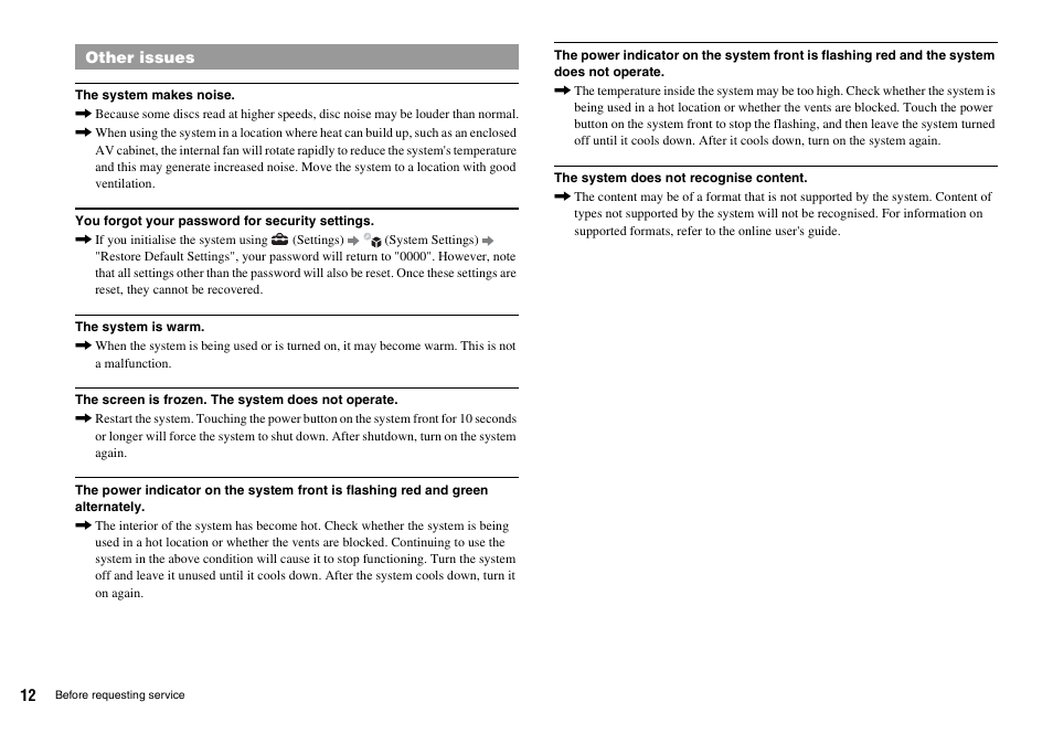 Sony Playstation 3 CECHL04 User Manual | Page 12 / 28