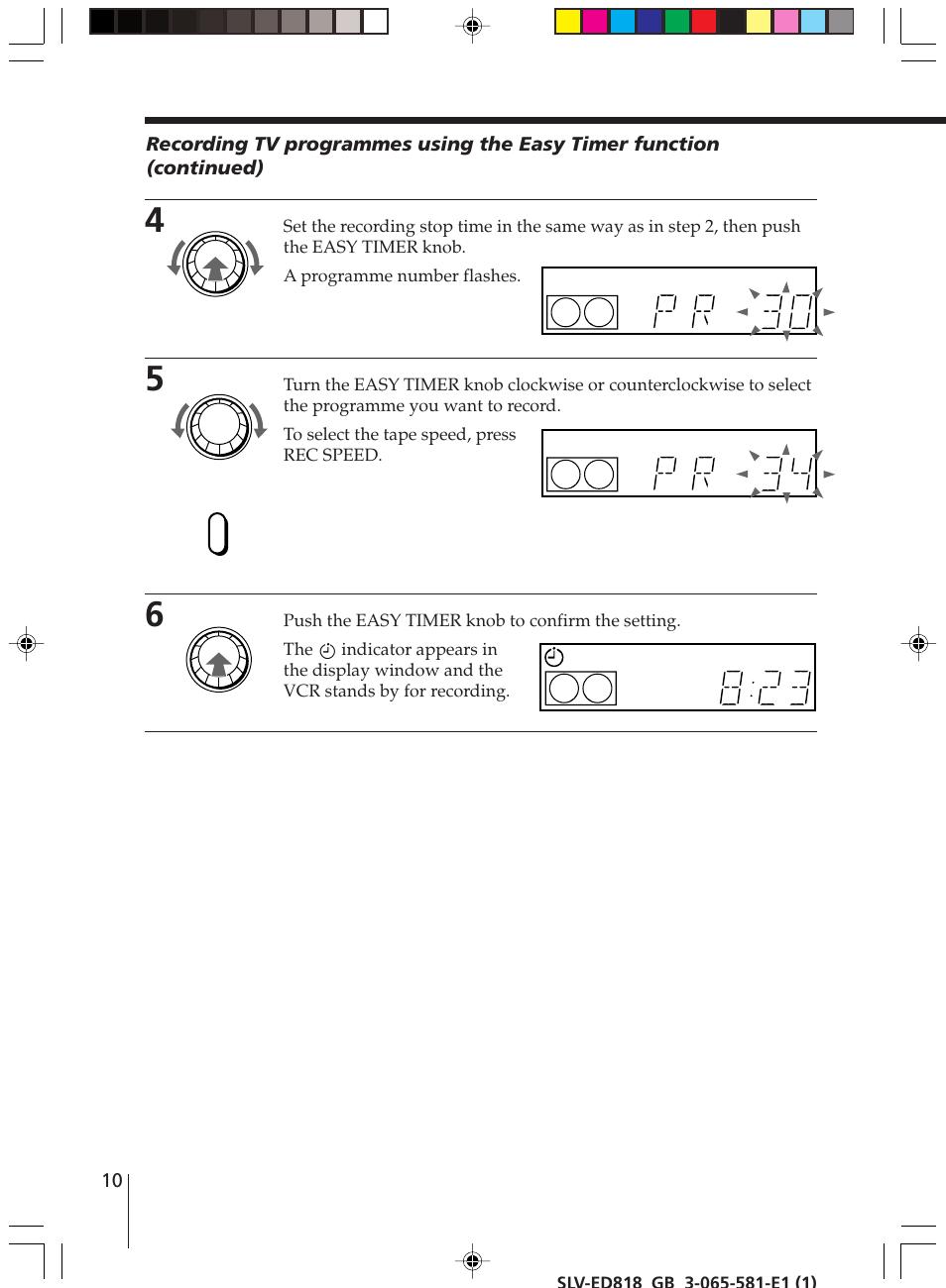 Sony SLV-ED616SG User Manual | Page 10 / 20