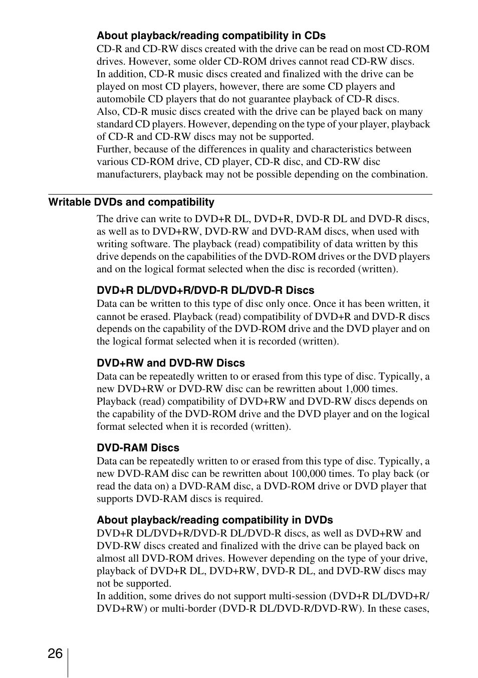 Sony DRU-820A User Manual | Page 26 / 36
