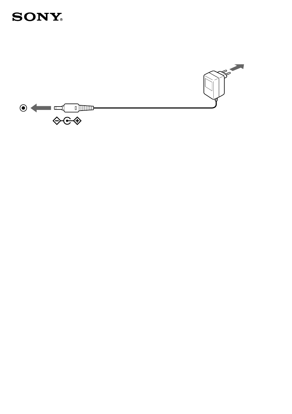 Sony AC E45HG User Manual | 1 page