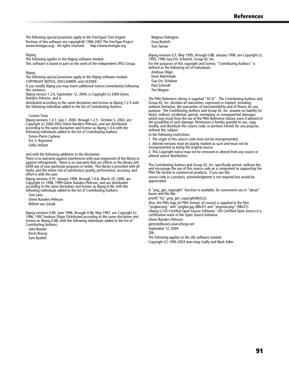 References | Sony DHG-HDD250 User Manual | Page 97 / 104