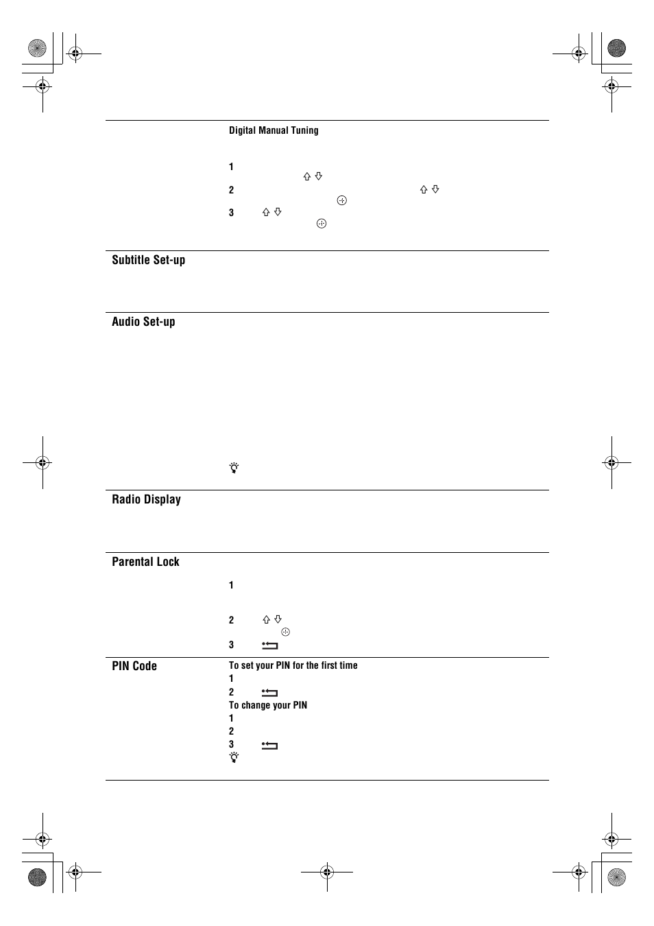 Sony Bravia KDL-26V4700 User Manual | Page 30 / 36