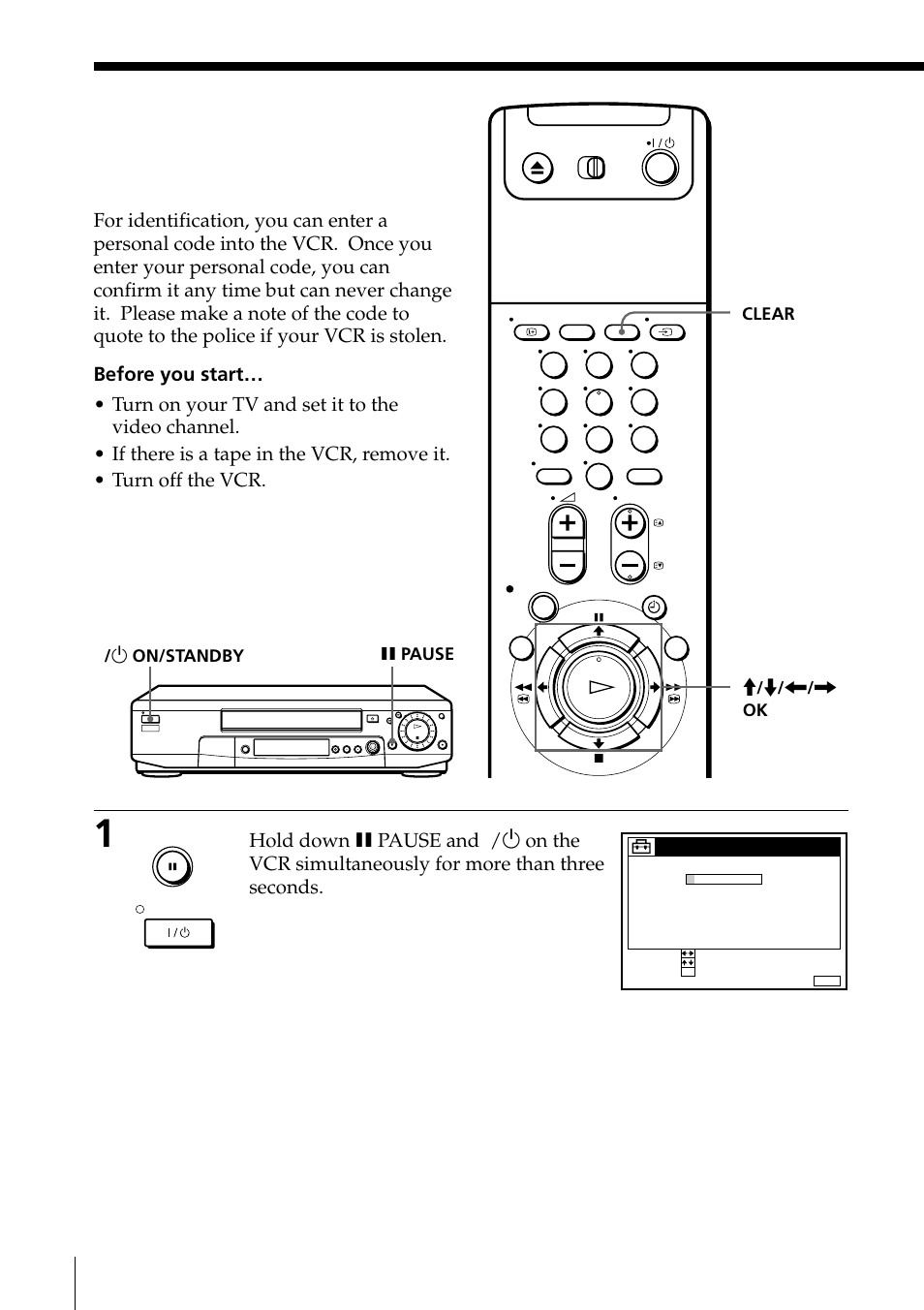 Setting your personal code | Sony PAL NTSC 4.43 SLV-SE80UX User Manual | Page 32 / 80