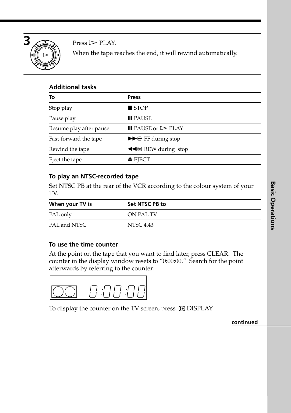 Sony PAL NTSC 4.43 SLV-SE80UX User Manual | Page 35 / 80