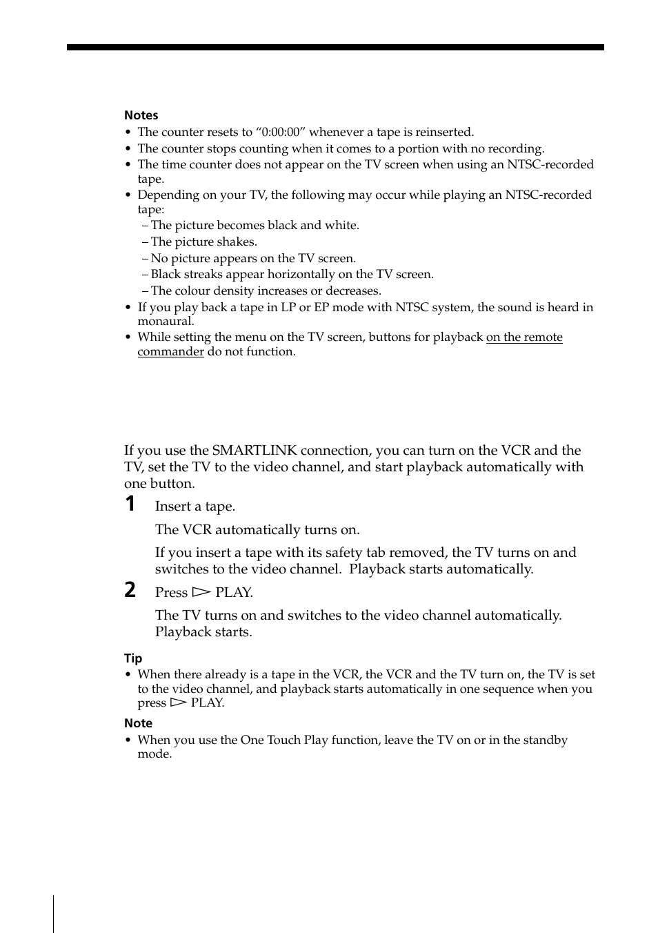 Sony PAL NTSC 4.43 SLV-SE80UX User Manual | Page 36 / 80