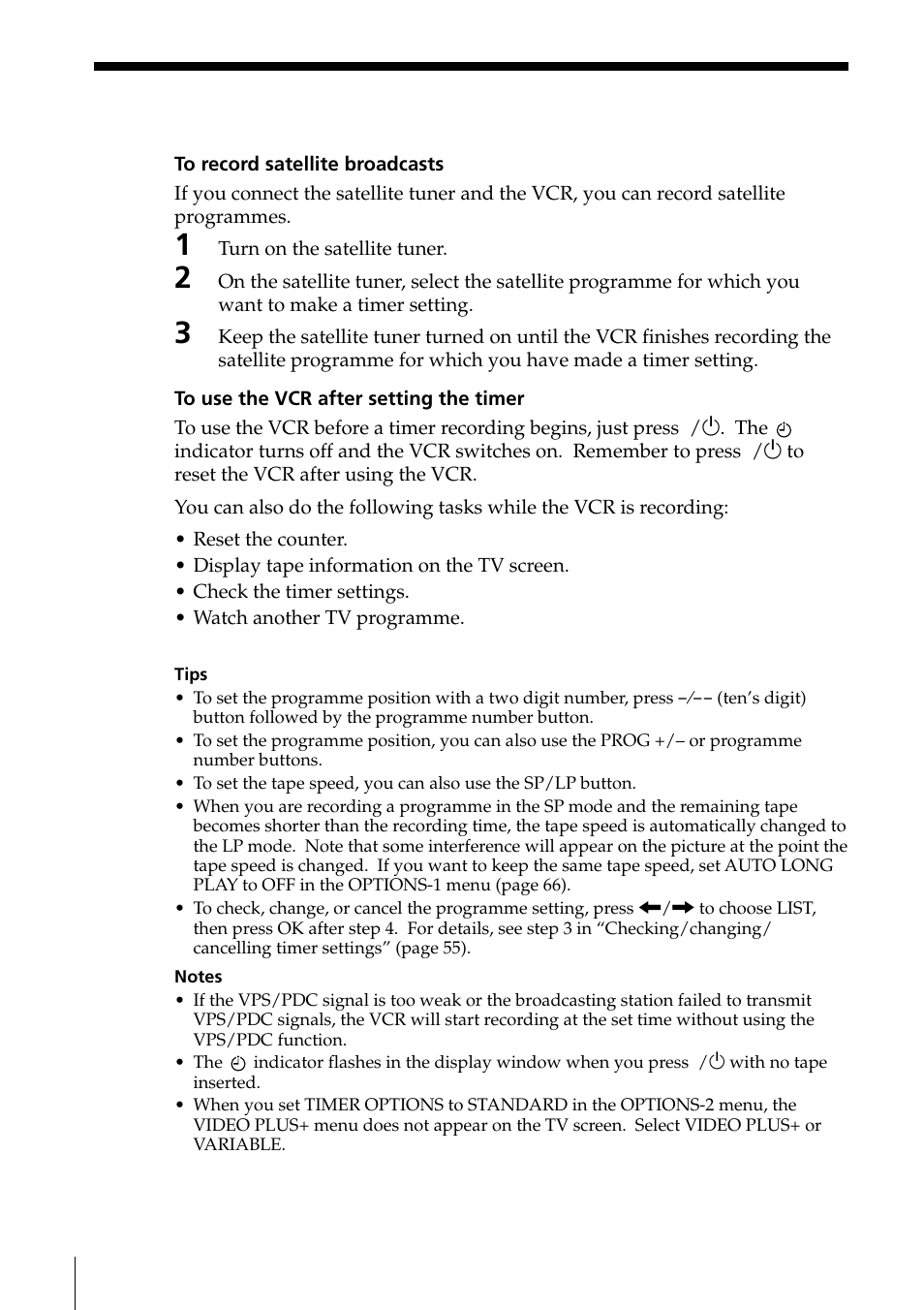 Sony PAL NTSC 4.43 SLV-SE80UX User Manual | Page 44 / 80