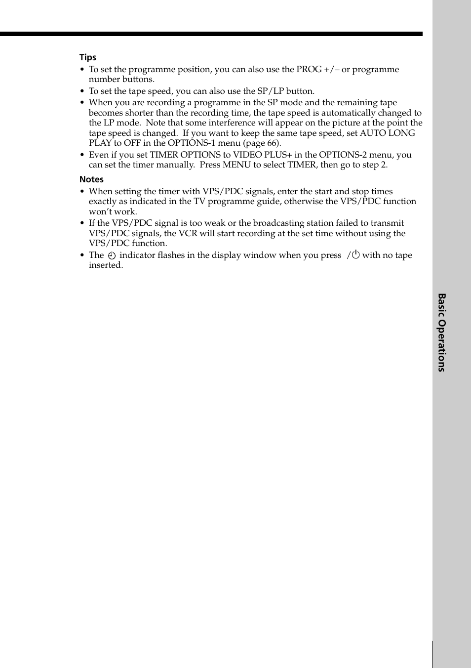 Sony PAL NTSC 4.43 SLV-SE80UX User Manual | Page 47 / 80