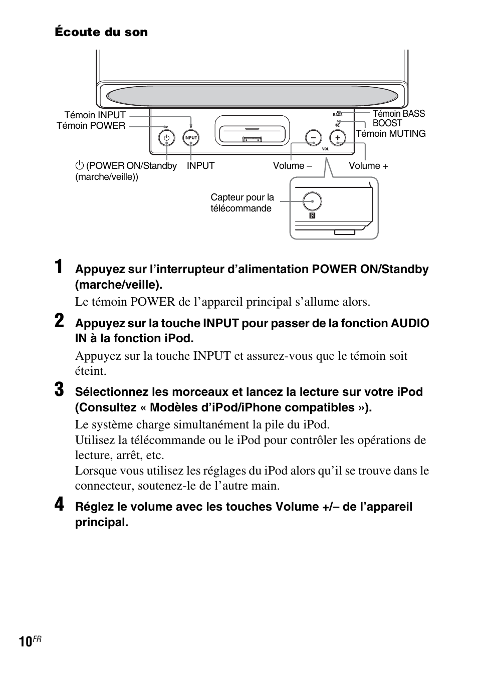 Sony IPOD SRS-GU10IP User Manual | Page 24 / 44
