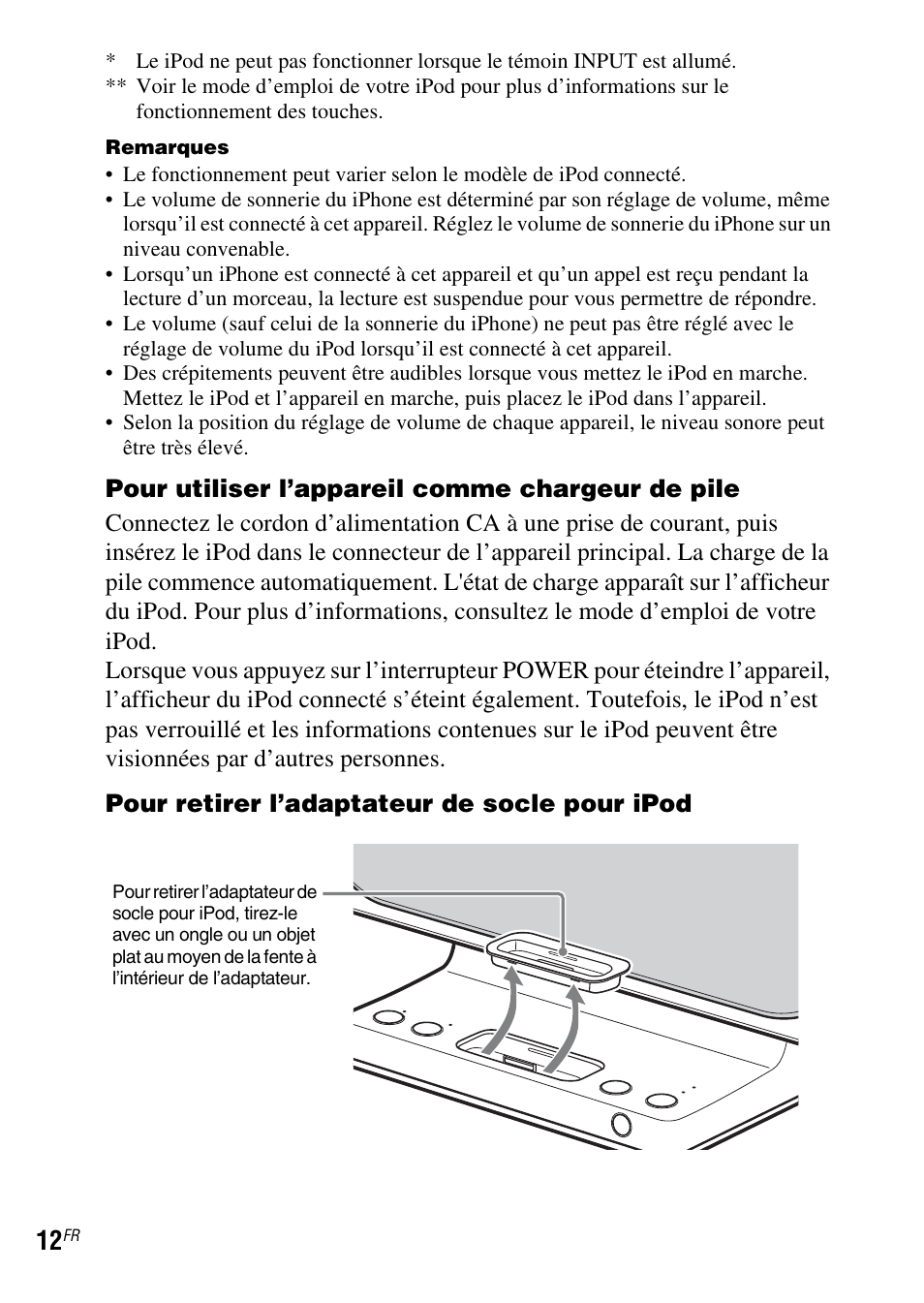 Sony IPOD SRS-GU10IP User Manual | Page 26 / 44