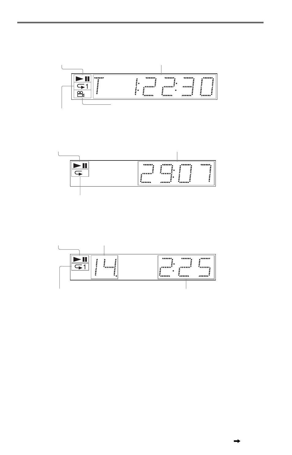 Front panel display | Sony DVP-NS47P User Manual | Page 11 / 84