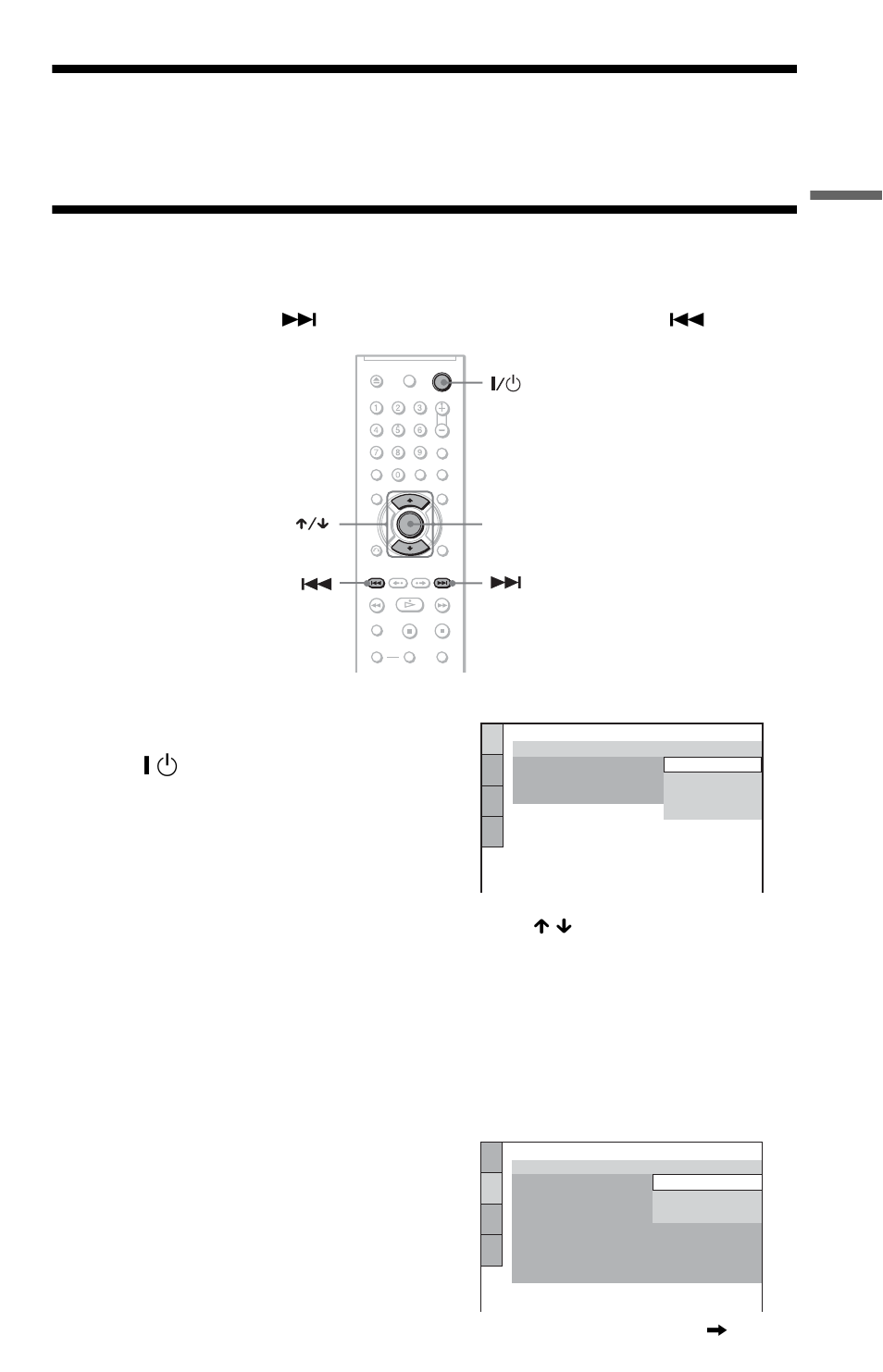 L1ac - step 5: connecting the power cord, L1ac - step 6: quick setup, Step 5: connecting the power cord | Step 6: quick setup | Sony DVP-NS47P User Manual | Page 21 / 84