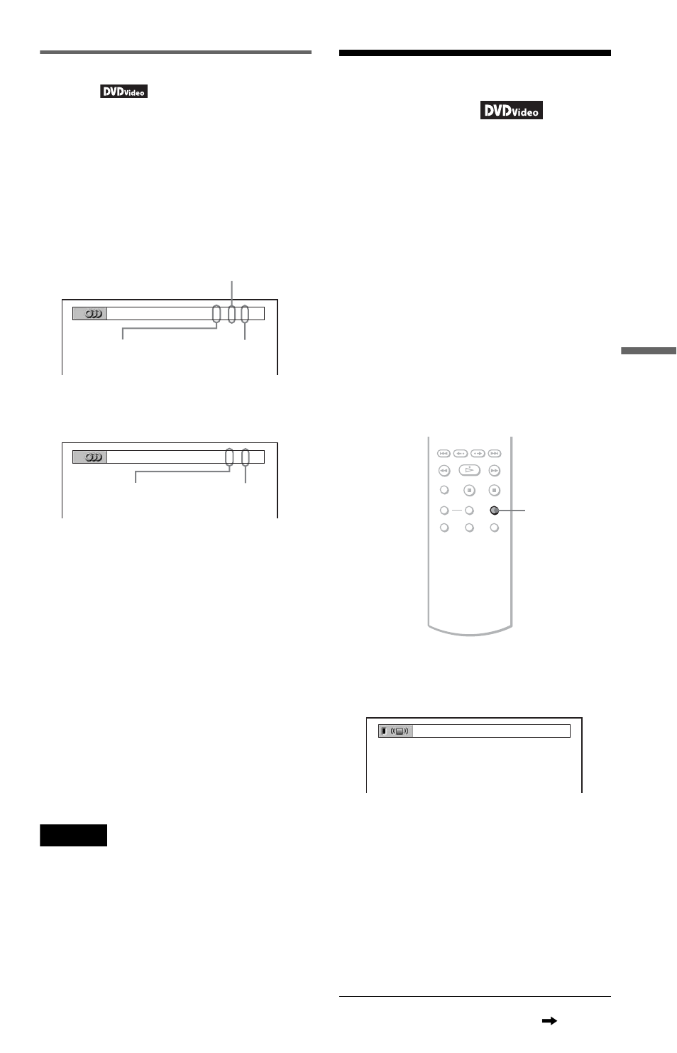 L1 - tv virtual surround settings (tvs), Tv virtual surround settings (tvs), Tv virtual surround settings | Checking the audio signal format | Sony DVP-NS47P User Manual | Page 41 / 84
