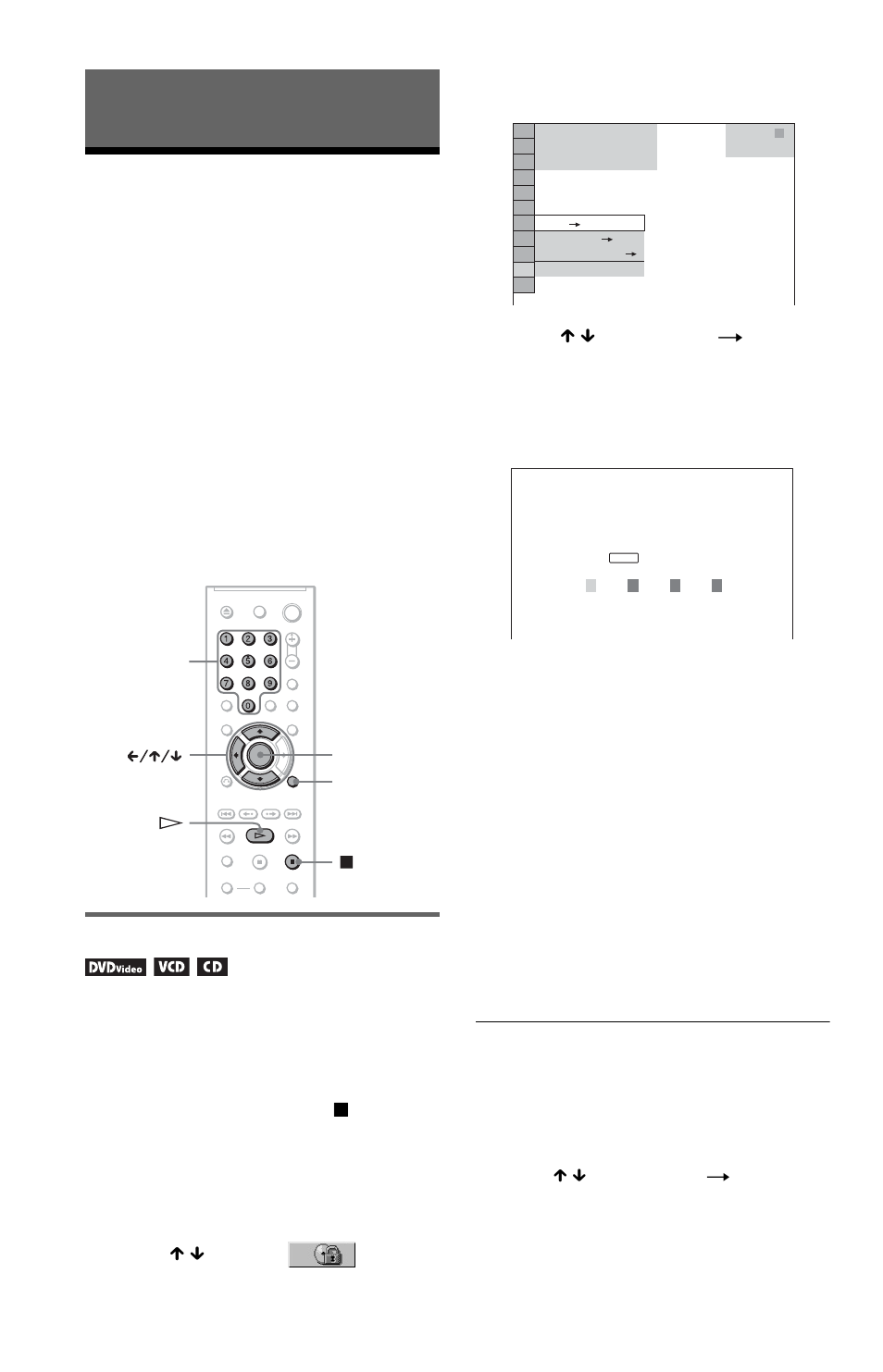 L0 - using various additional functions, Using various additional functions, Locking discs | Custom parental control | Sony DVP-NS47P User Manual | Page 54 / 84