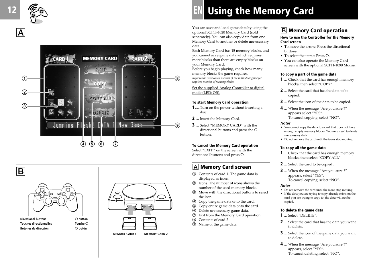 Sony PlayStation User Manual | Page 12 / 24