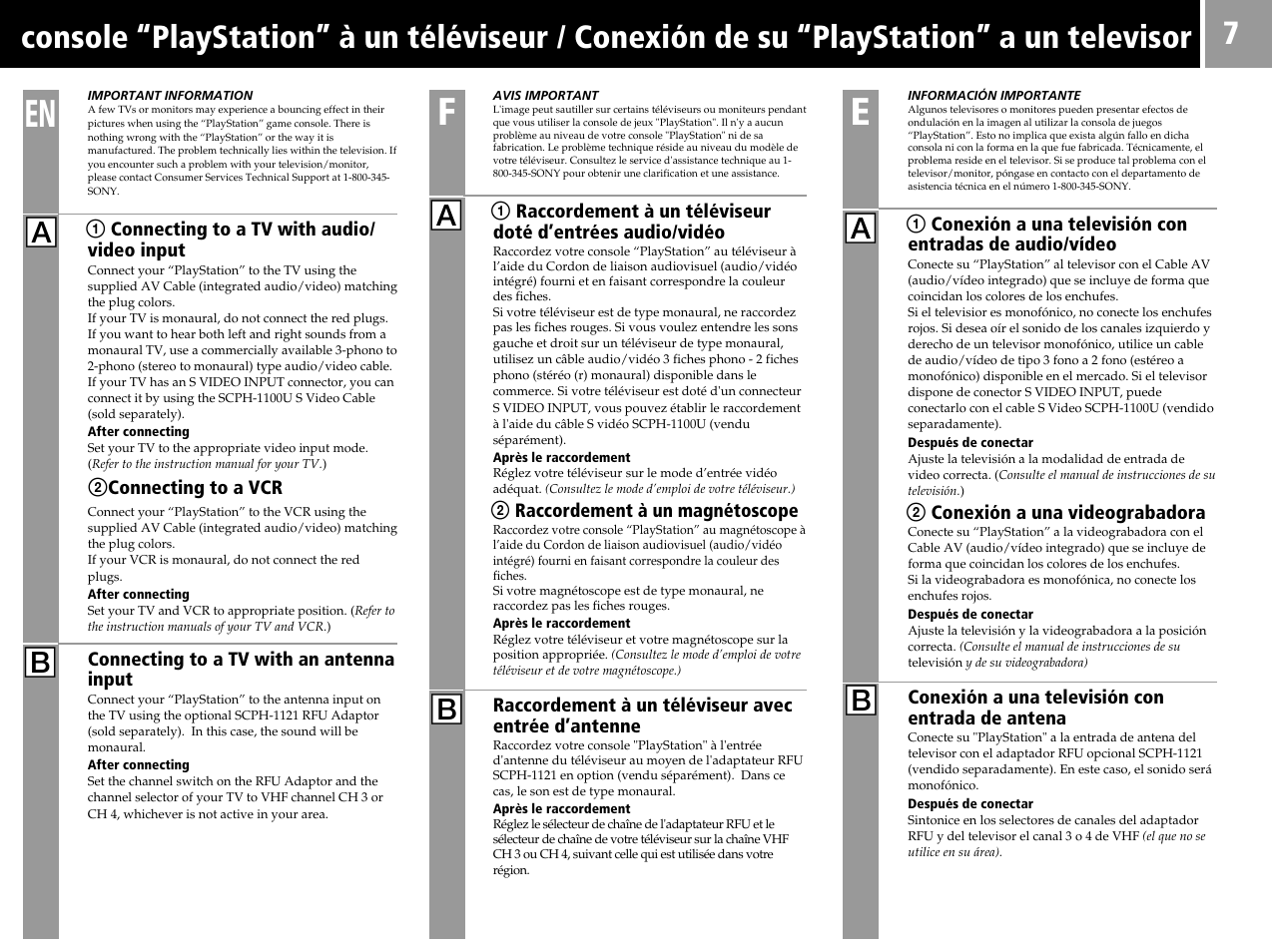 Ef e | Sony PlayStation User Manual | Page 7 / 24