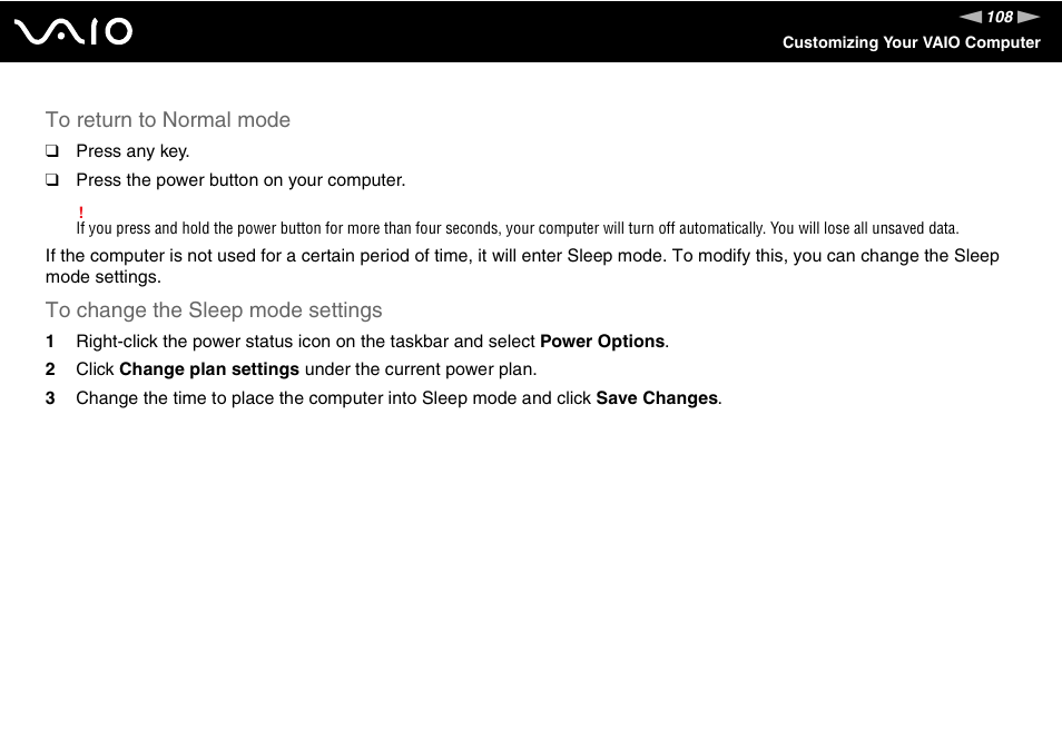 Sony VAIO VGN-CR User Manual | Page 108 / 197