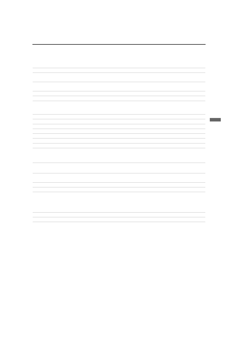Specifications | Sony KP 53HS20 User Manual | Page 73 / 80