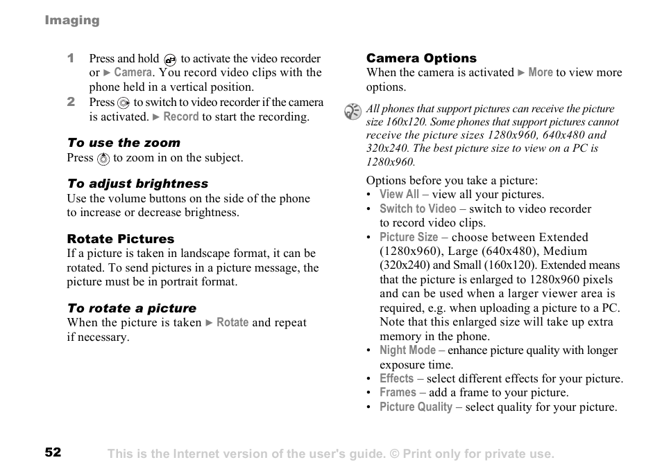 Sony K500 User Manual | Page 52 / 93