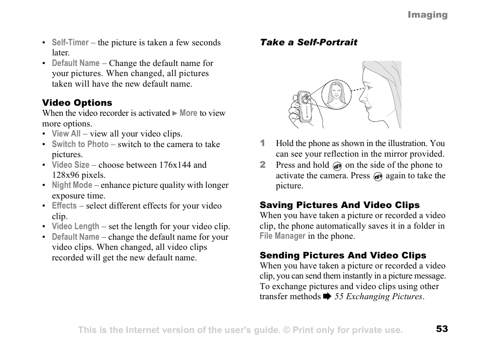 Sony K500 User Manual | Page 53 / 93