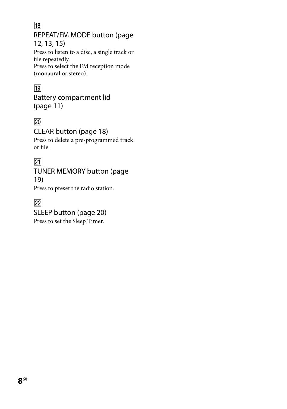 Sony CMT-BX3 User Manual | Page 8 / 32