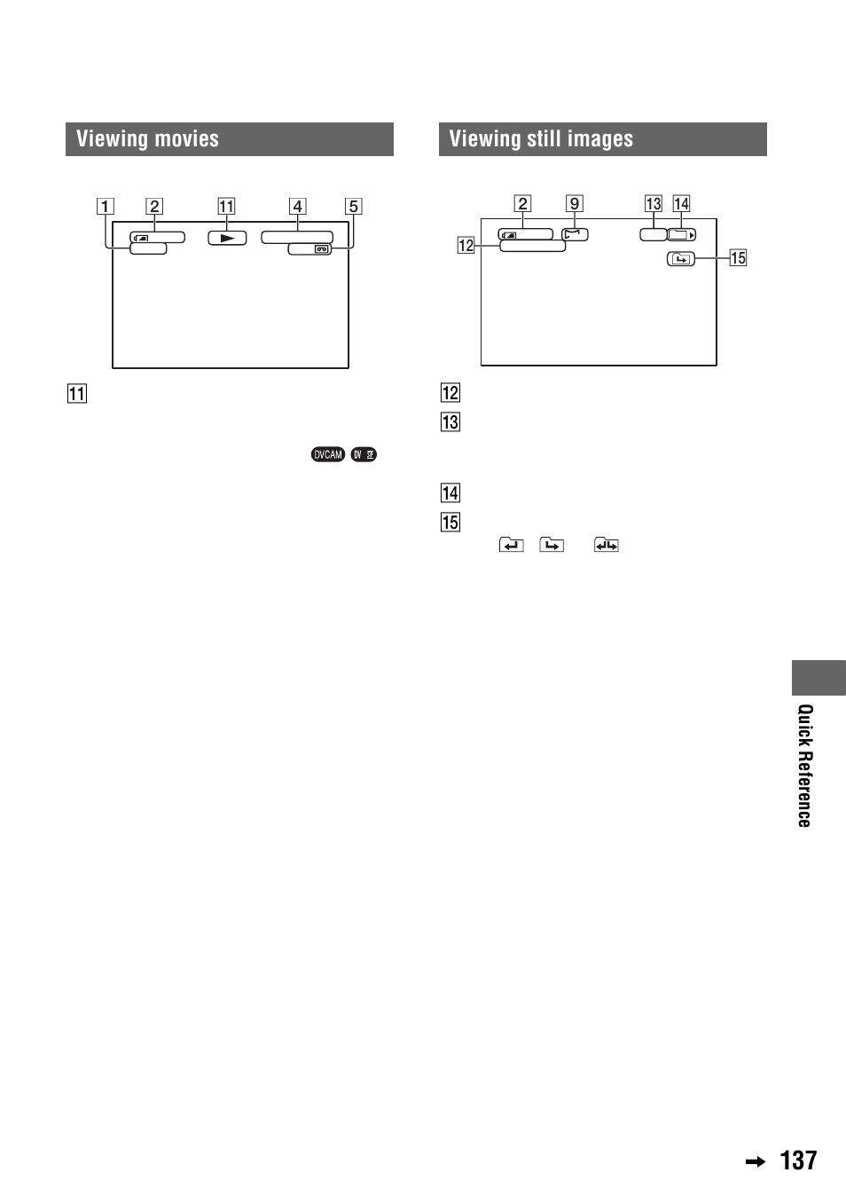 Viewing movies, Viewing still images | Sony 4-114-858-12(1) User Manual | Page 137 / 143