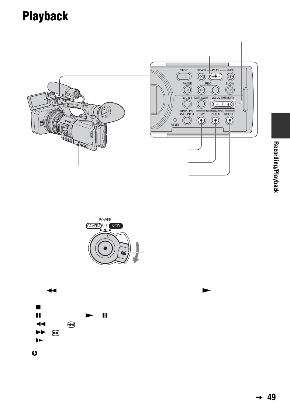 Playback | Sony 4-114-858-12(1) User Manual | Page 49 / 143